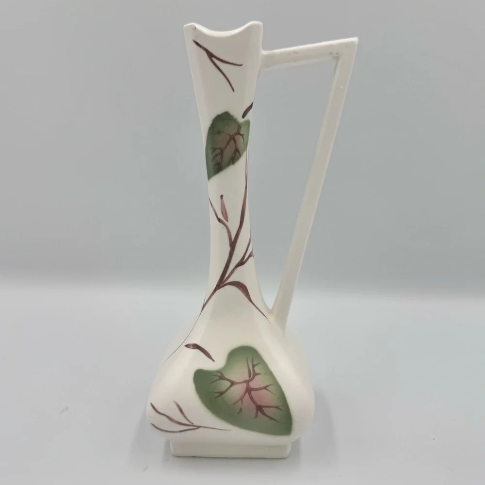 Vintage Lefton Ewer/Bud Vase #2471 Hand Painted